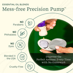 Portable grounding stone and essential oil blend for on-the-go calm