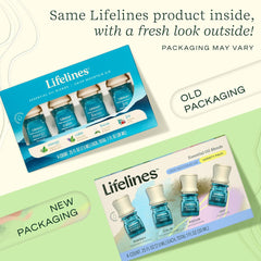 Lifelines label indicating no parabens, phthalates, or dyes