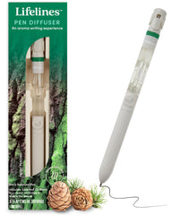 Lifelines Pen Diffuser with Walk in the Woods scent and 1.0 mm black ballpoint tip