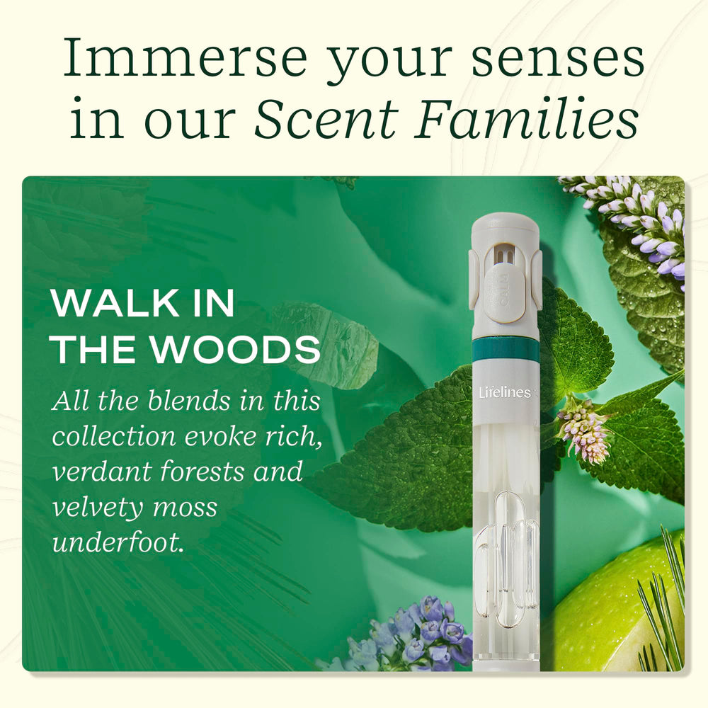 Pen writing while diffusing essential oil blends