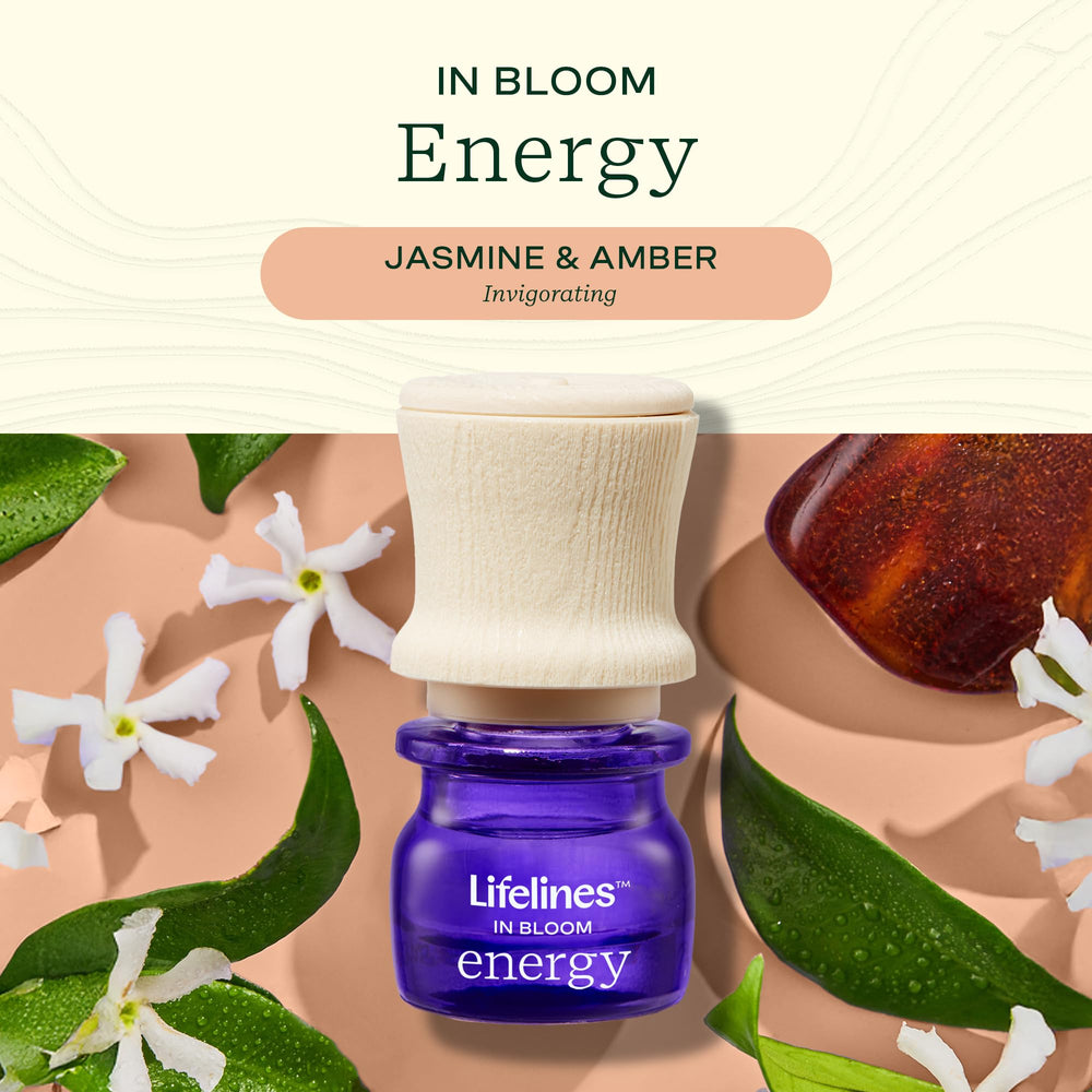 Portable Lifelines diffuser stone designed to tuck into a bag for on-the-go calm
