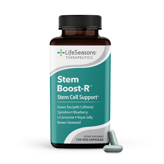 LifeSeasons Stem Boost-R bottle with 120 capsules