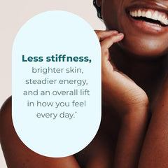 LifeSeasons Stem Boost-R ingredients with Spirulina and Blueberry for antioxidant support.