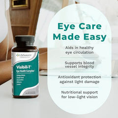 Visibili-T vision-support capsules beside berries and carotenoids.