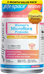 Front view of Life-Space Probiotic for Women bottle, 60-count