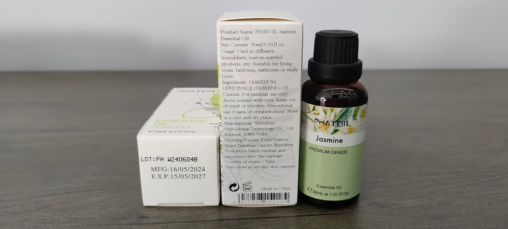 Lifetime warranty graphic for jasmine essential oil
