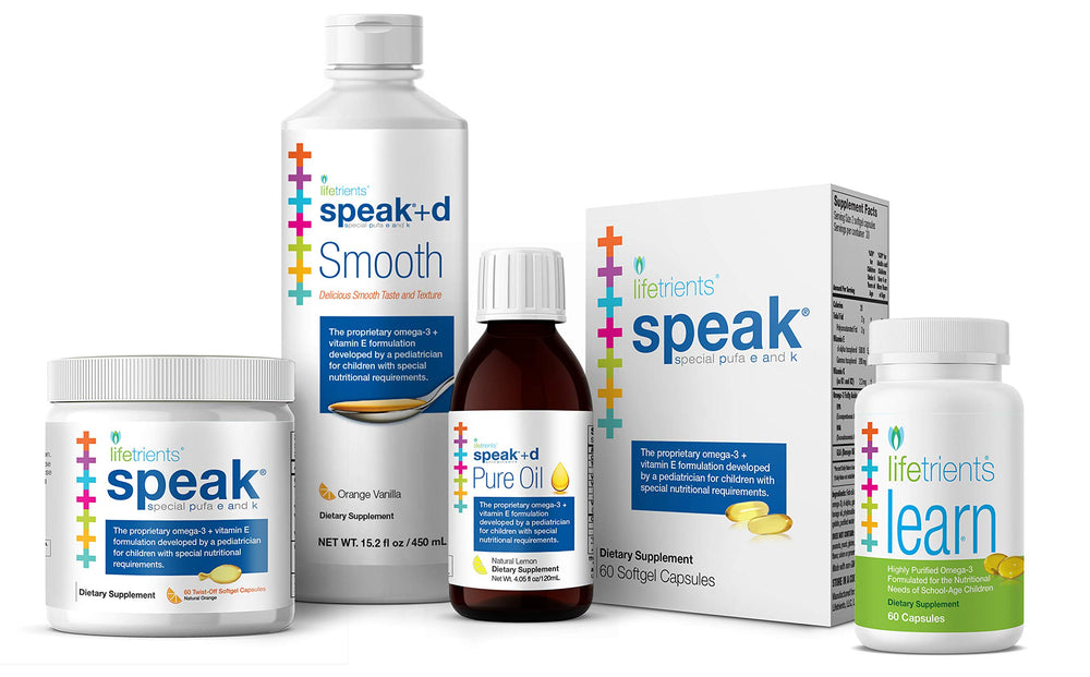 Packaging shot of Lifetrients Speak+D Smooth Orange Vanilla 15.2 oz bottle
