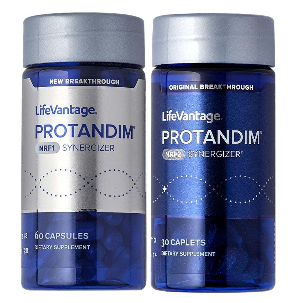 Protandim Dual Synergizer bottle and packaging – hero image