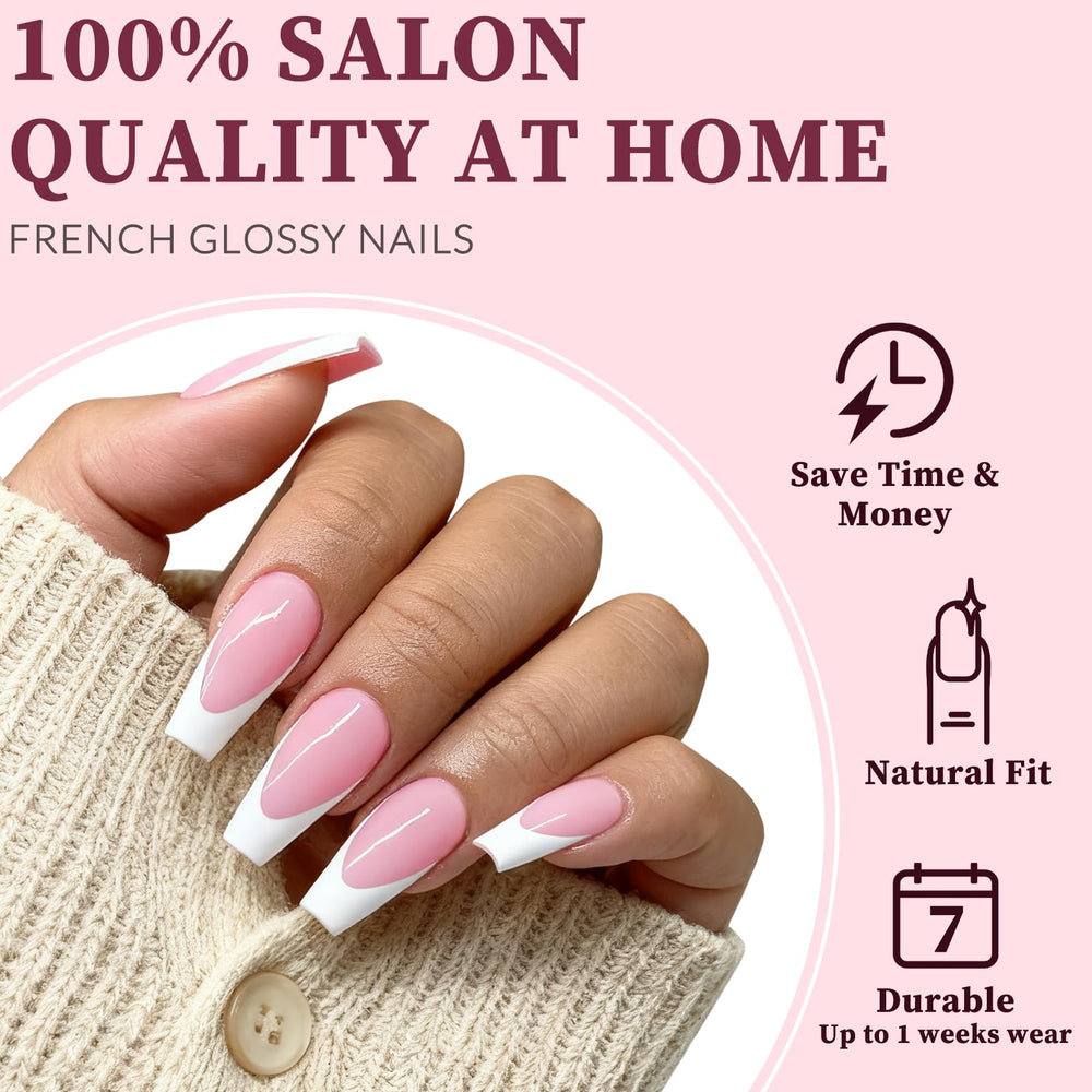 Lifextol ABS material medium-length coffin nails for durable wear.