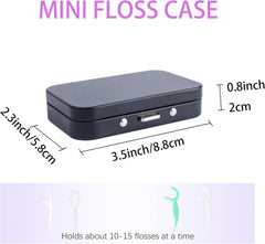 Two tinplate floss cases included for travel and storage
