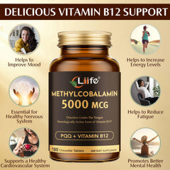 Packaging showing 180 capsules for 6 month supply