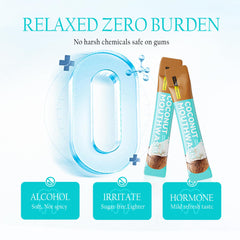 Alcohol-free coconut mouthwash sachet image