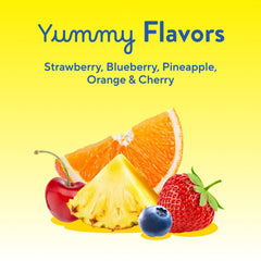 Orange flavor gummies