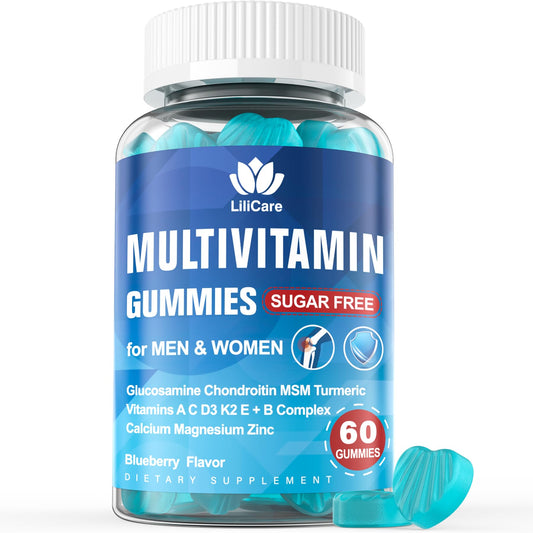 LILICARE 50+ sugar-free methylated multivitamin bottle