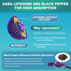 Non-GMO, soy-free, dairy-free GABA supplement label