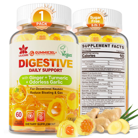 LILICARE Ginger Chews Gummies packaging front