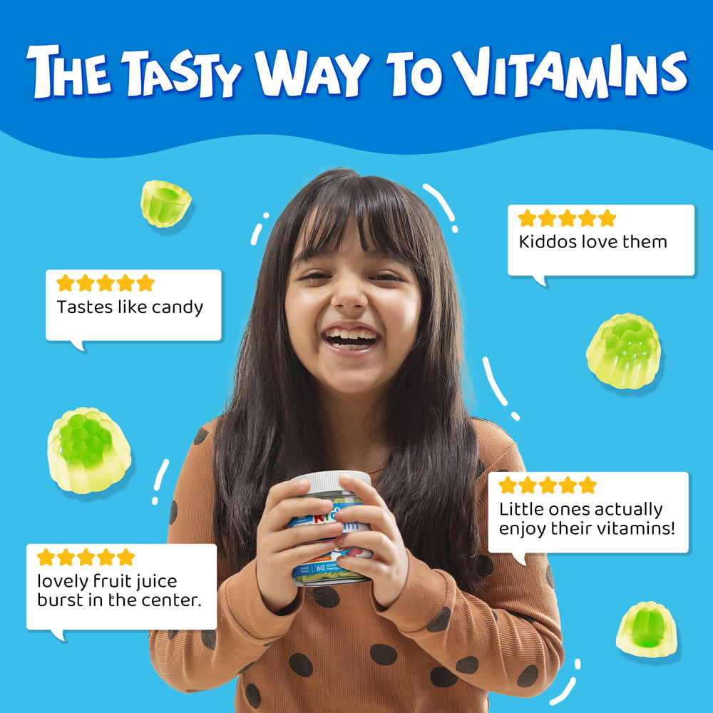 Sugar-free grape-flavored gummies packaging