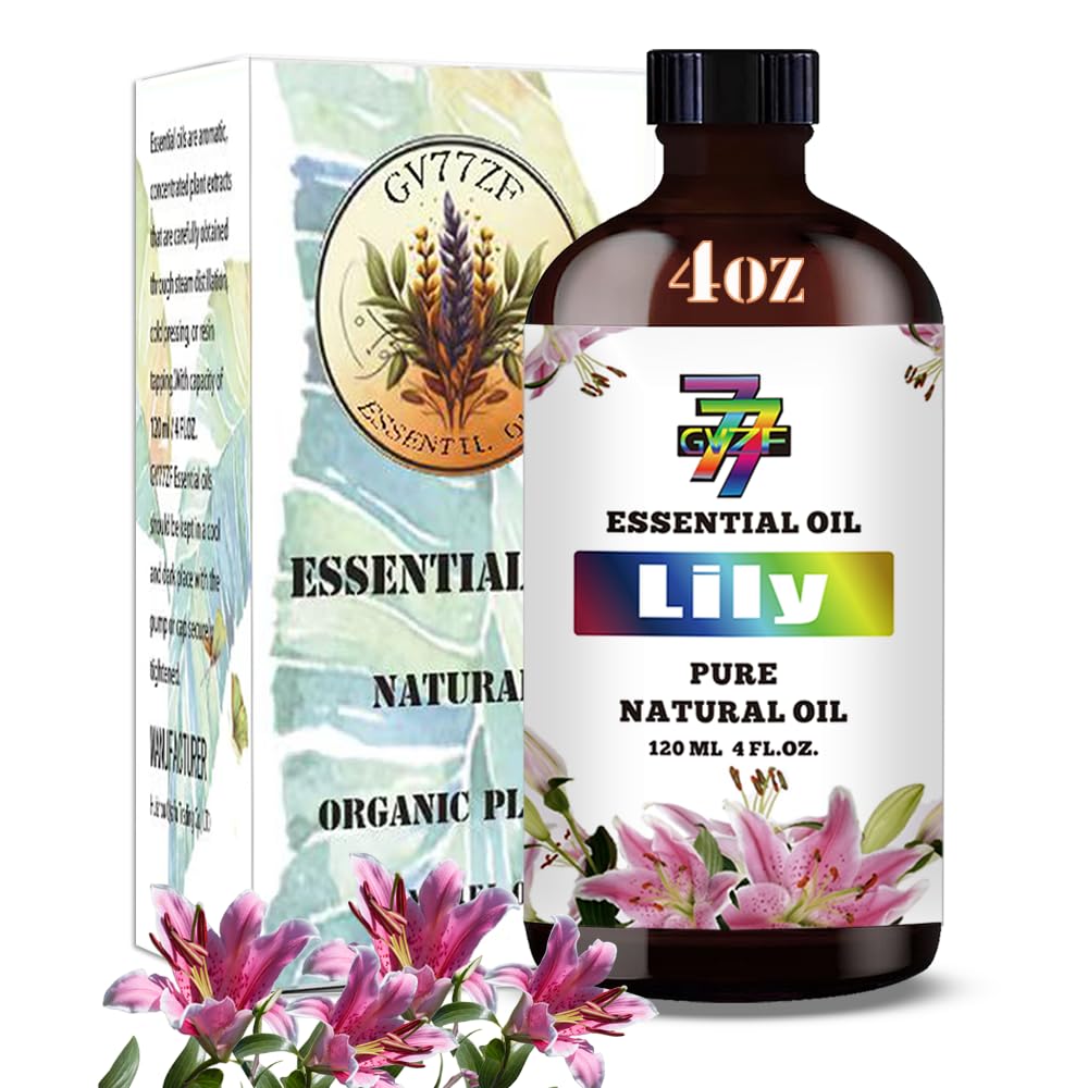 Relaxation setup featuring Lily Essential Oil