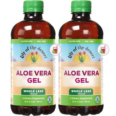 Hero image: Lily of the Desert Whole Leaf Aloe Vera Juice 2-pack 32 oz bottles