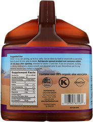 Lily of the Desert Aloe Vera Juice bottle with label