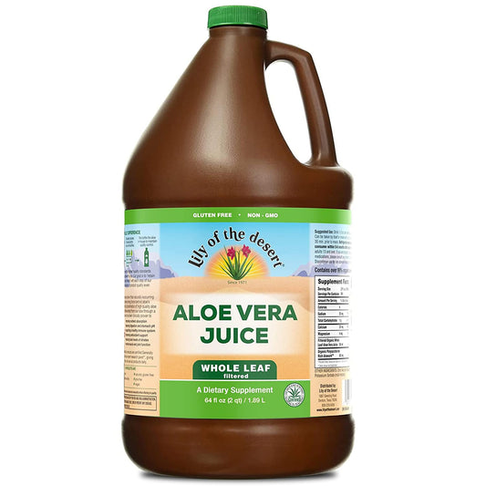 Lily Of The Desert Aloe Vera Juice Whole Leaf 64 oz bottle