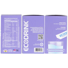 EcoDrink nutrient support hydration packets in Strawberry Lemonade flavor