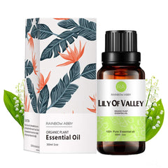 Rainbow Abby Lily of Valley Essential Oil 30ML bottle on white background