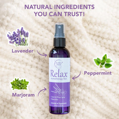 Linen spray for bedding with lavender, 4oz