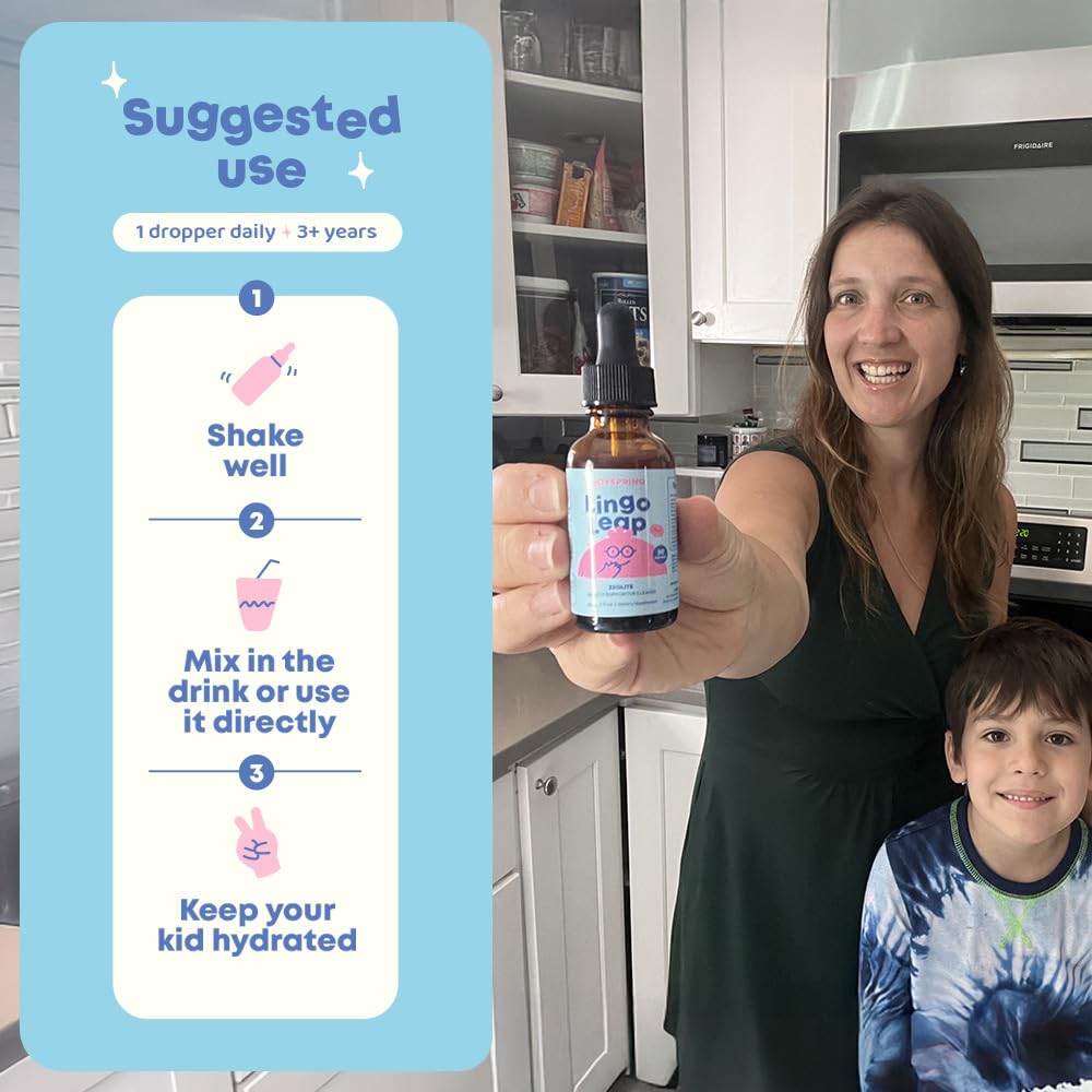 USA-made LingoLeap packaging emphasizing cGMP standards