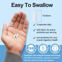 Linkvibe Probiotic shelf-stable bottle suitable for pantry storage