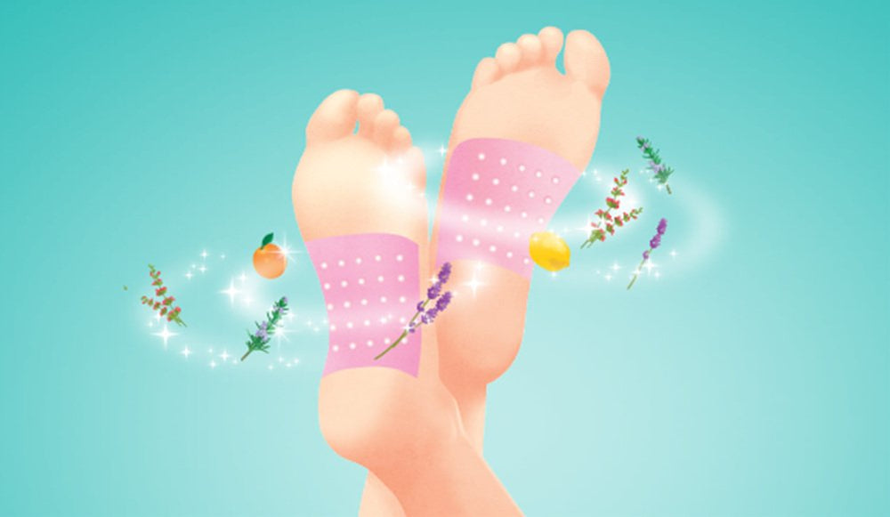 Lifestyle image of relaxed feet after use