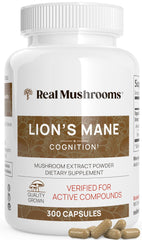 Hero image of Real Mushrooms Lion’s Mane capsules