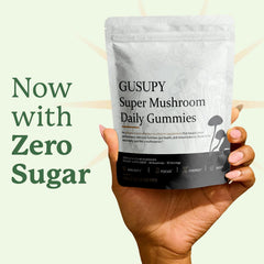 Recyclable resealable pouch for Lions Mane gummies
