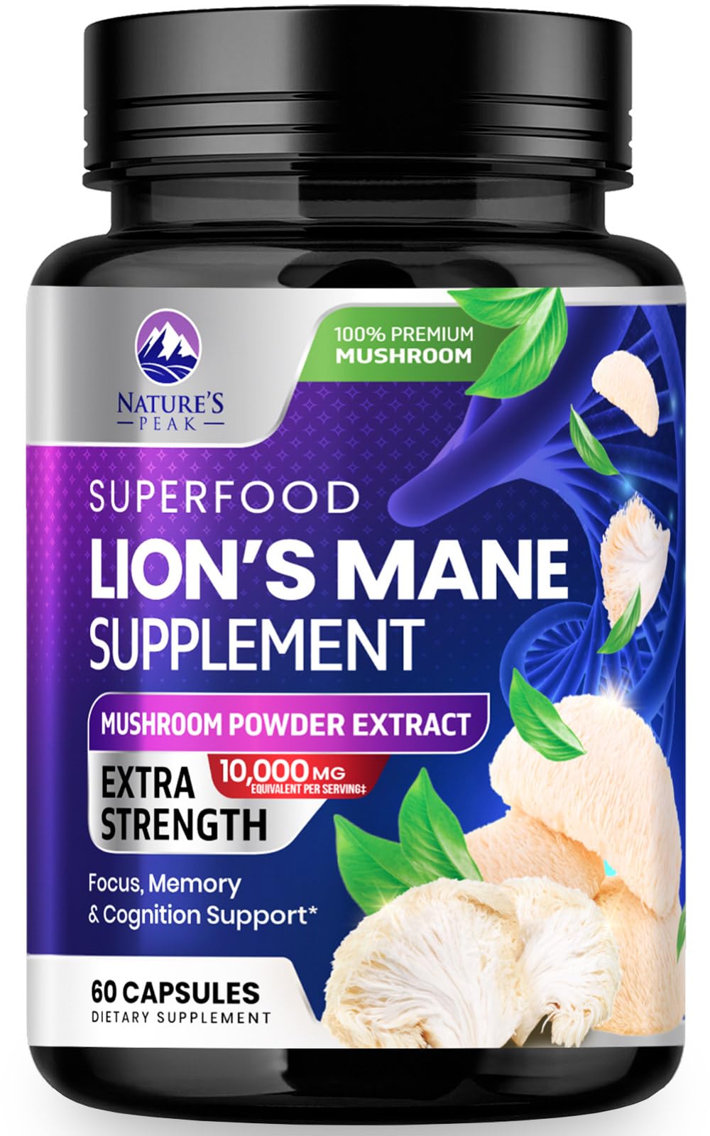 Lions Mane capsules 10000mg hero image