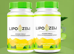 Lipo-zemn dietary supplement bottle label with advanced formula