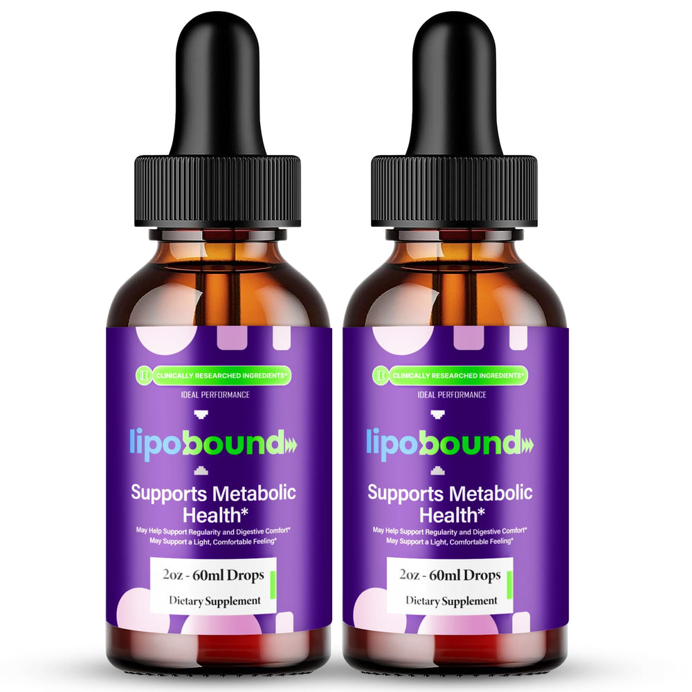 Lipobound Drops bottle with dropper