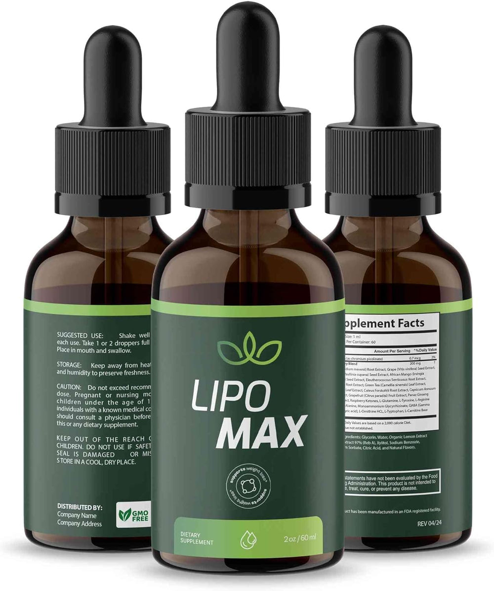 Lipo Max Drops for daily use and wellness