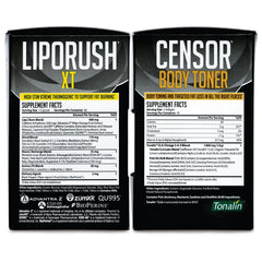 Close-up of LipoRUSH XT thermogenic capsules