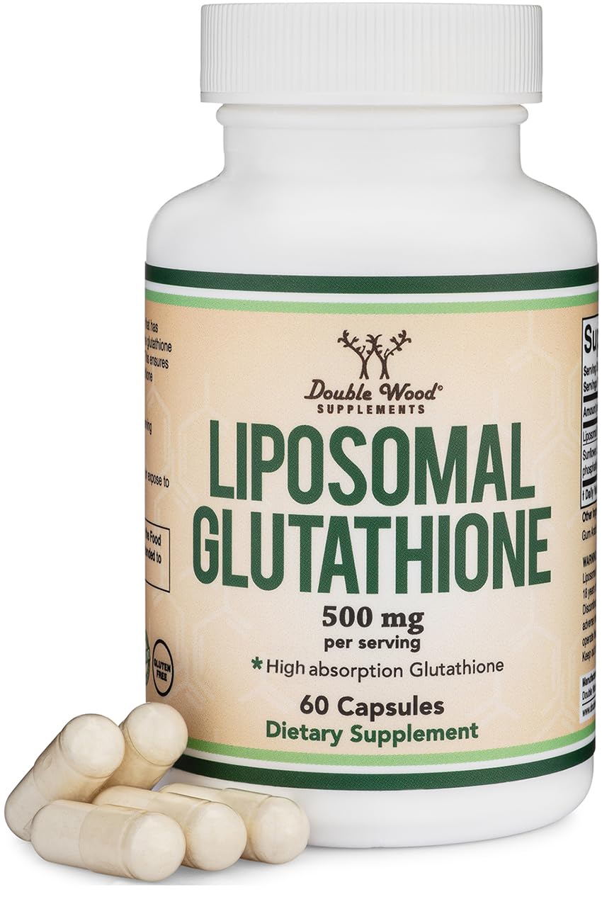 Liposomal Glutathione 500mg bottle label