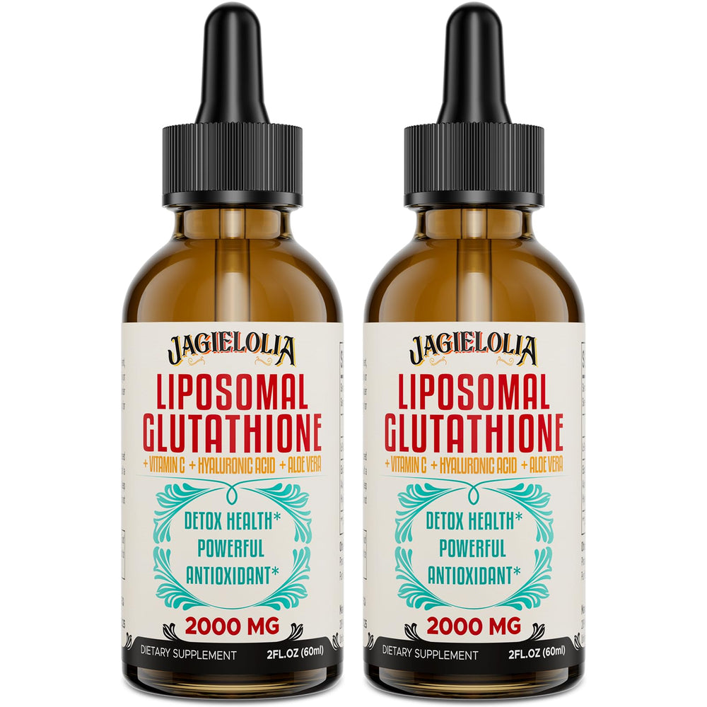 Liposomal Glutathione Liquid bottle showing 2000mg potency, 4 FL.OZ