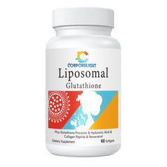 Liposomal Glutathione Softgels bottle on white background