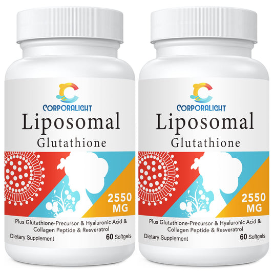 Liposomal Glutathione Softgels bottle on white background - hero image