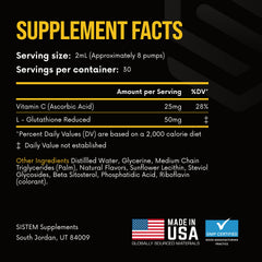 Liposomal glutathione spray being used by hands