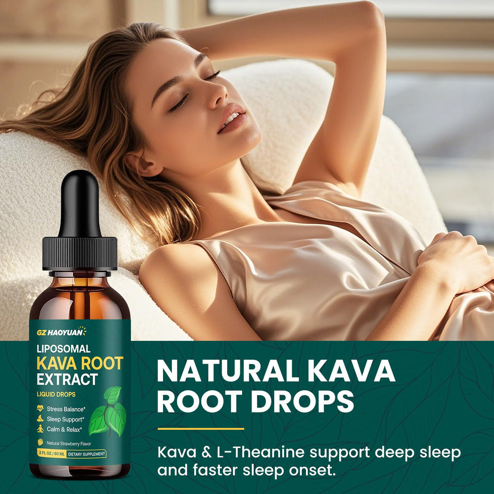 Kava drops ready to place under the tongue