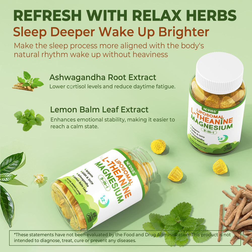 Two-pack bottle displayed for sleep and relaxation support