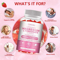 Magnesium L-Threonate gummies supporting muscle and nervous system health
