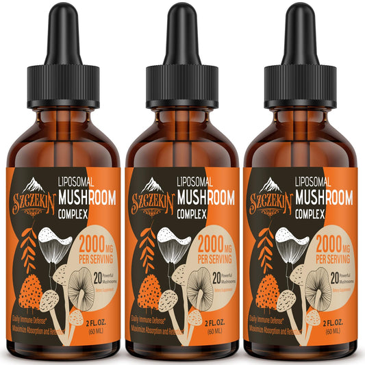 Bottle of Liposomal Mushroom Drops 2000 mg