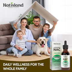 Milk Thistle and Quercetin imagery accompanying NAC drops