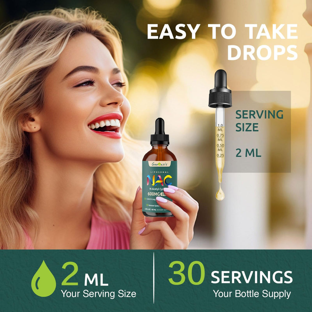 Two-pack Liposomal NAC Drops packaging