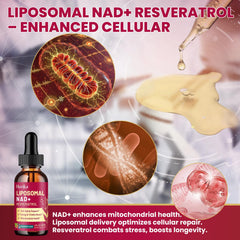 Serving suggestion: two droppers (2 mL) of NAD+ drops